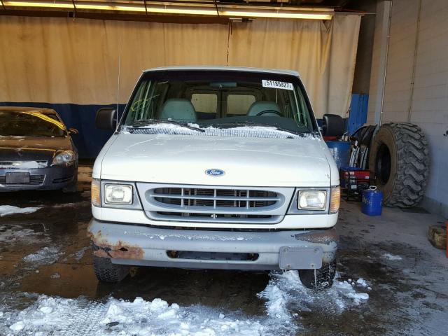 1FTEE14L1VHA00776 - 1997 FORD ECONOLINE WHITE photo 9