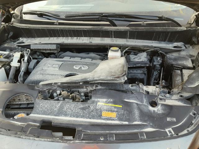 5N1DL0MN0HC545264 - 2017 INFINITI QX60 GRAY photo 7