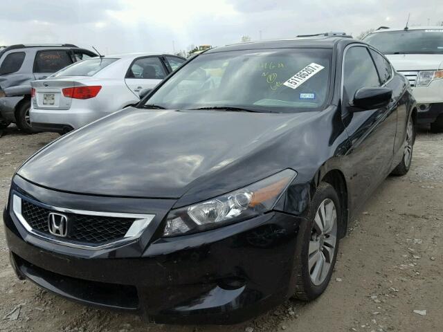 1HGCS1B83AA005822 - 2010 HONDA ACCORD EXL BLACK photo 2