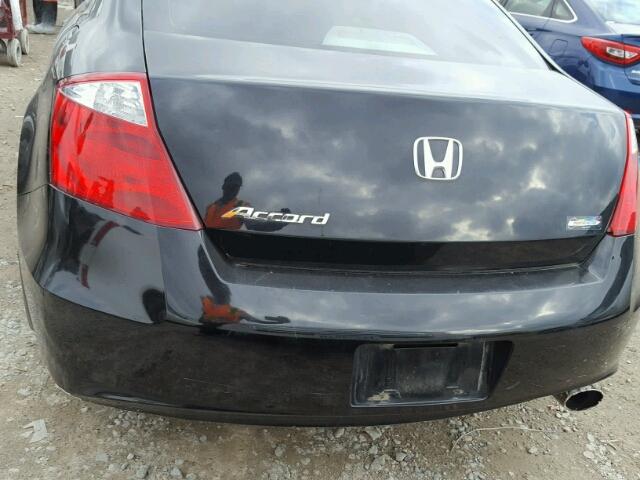 1HGCS1B83AA005822 - 2010 HONDA ACCORD EXL BLACK photo 9