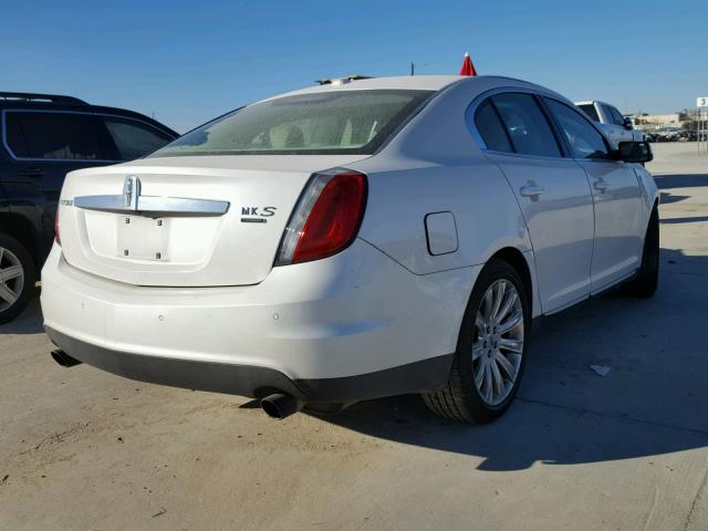 1LNHL9FT5BG614001 - 2011 LINCOLN MKS WHITE photo 4