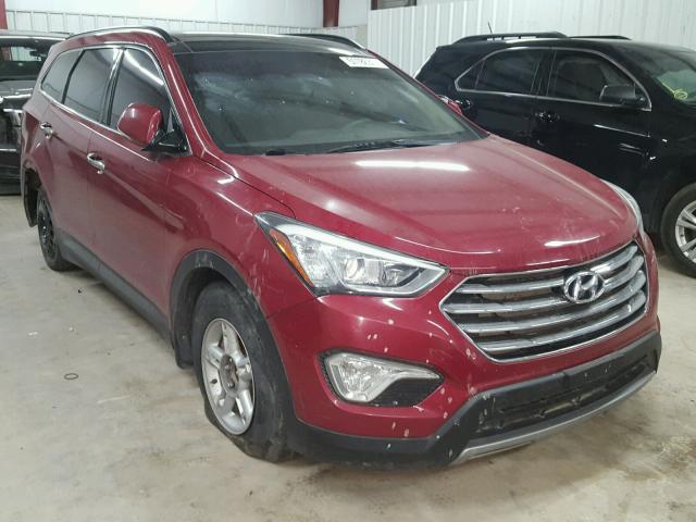 KM8SR4HF4EU087315 - 2014 HYUNDAI SANTA FE L MAROON photo 1