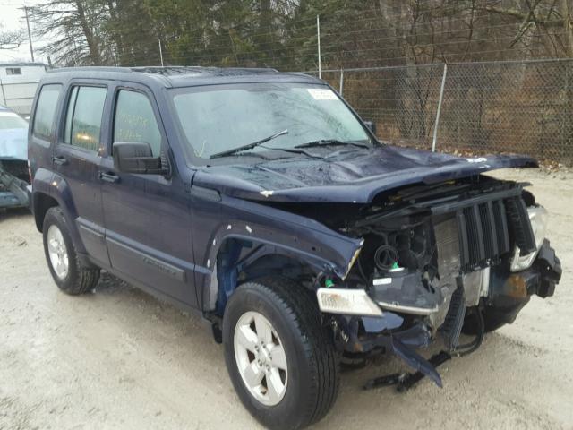 1C4PJMAK7CW198824 - 2012 JEEP LIBERTY SP BLUE photo 1