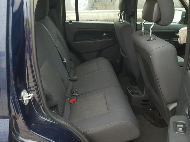 1C4PJMAK7CW198824 - 2012 JEEP LIBERTY SP BLUE photo 6