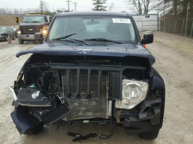 1C4PJMAK7CW198824 - 2012 JEEP LIBERTY SP BLUE photo 9