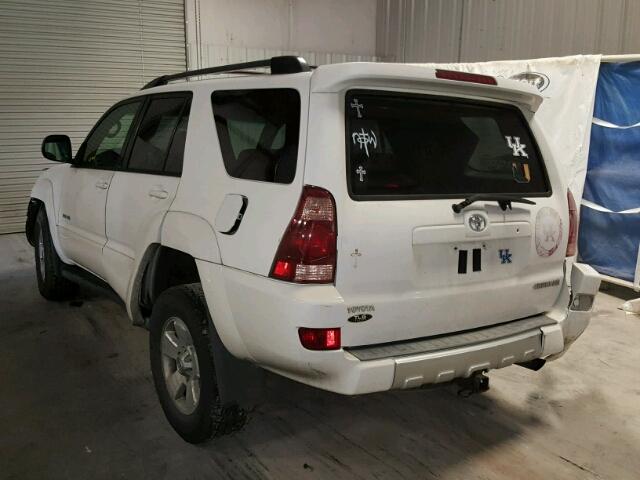 JTEBU14R740045062 - 2004 TOYOTA 4RUNNER SR WHITE photo 3