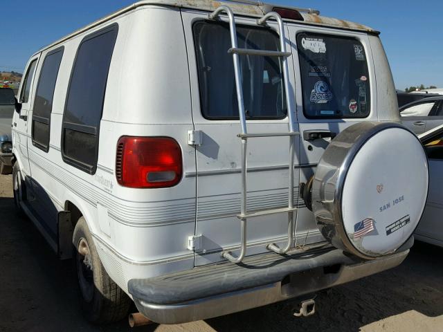 2B6HB21X4RK557336 - 1994 DODGE RAM VAN B2 WHITE photo 3