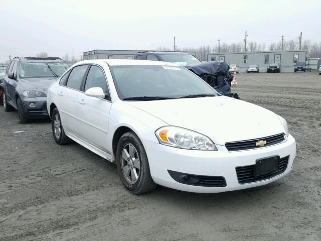 2G1WB5EKXA1193896 - 2010 CHEVROLET IMPALA LT WHITE photo 1