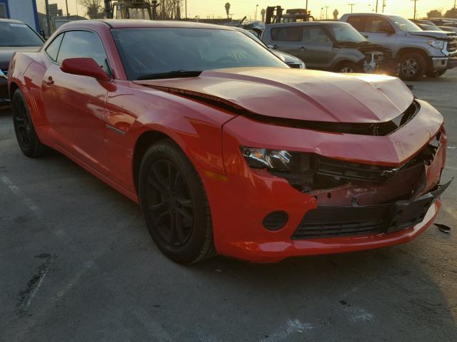 2G1FA1E39E9139694 - 2014 CHEVROLET CAMARO LS RED photo 1