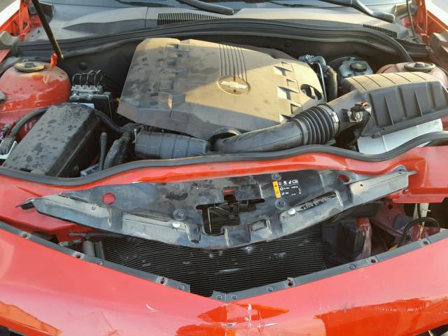 2G1FA1E39E9139694 - 2014 CHEVROLET CAMARO LS RED photo 7