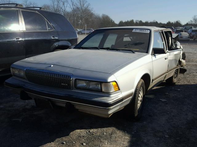 1G4AH54N6N6435895 - 1992 BUICK CENTURY CU SILVER photo 2