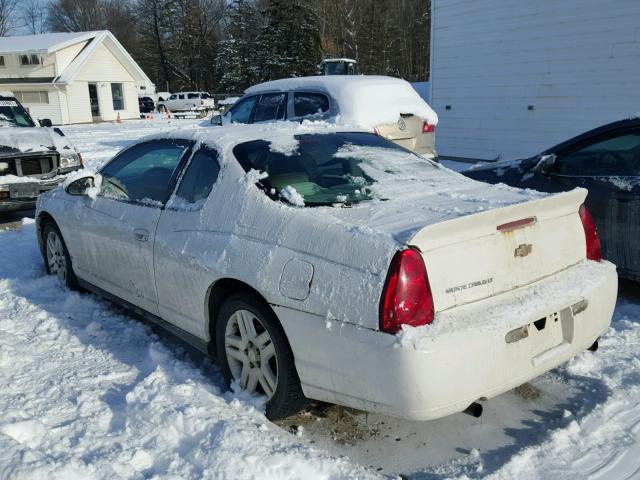 2G1WK151669261961 - 2006 CHEVROLET MONTE CARL WHITE photo 3