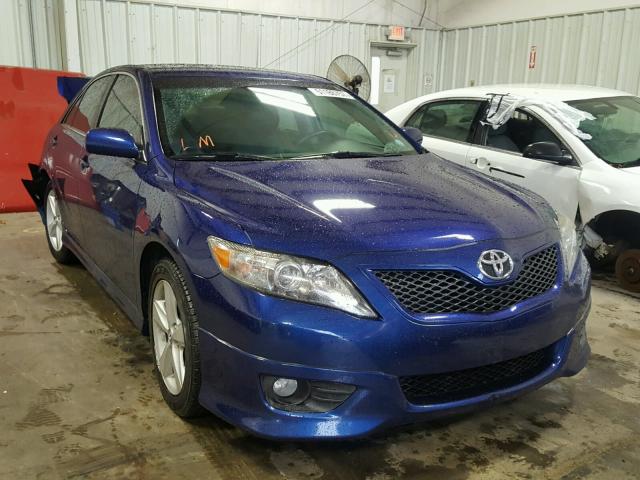 4T1BF3EKXBU746403 - 2011 TOYOTA CAMRY BASE BLUE photo 1