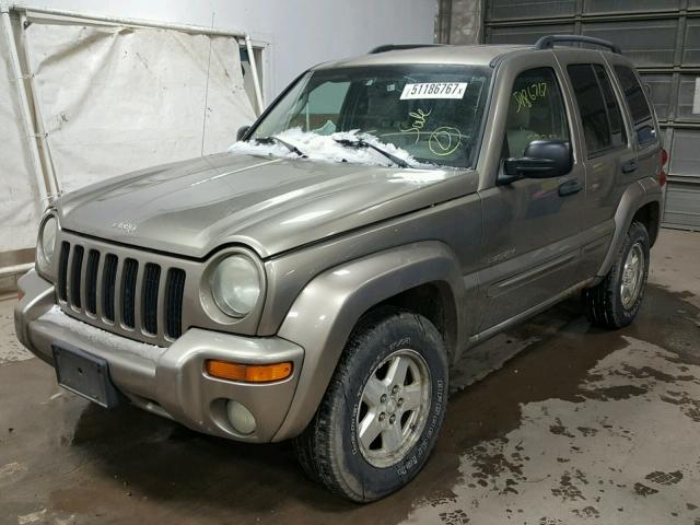 1J4GL58K74W109917 - 2004 JEEP LIBERTY LI BROWN photo 2