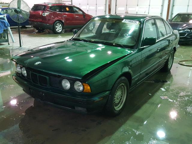 WBAHD2312MBF71667 - 1991 BMW 535 I AUTO GREEN photo 2