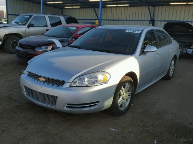 2G1WB5E31F1163282 - 2015 CHEVROLET IMPALA LIM SILVER photo 2