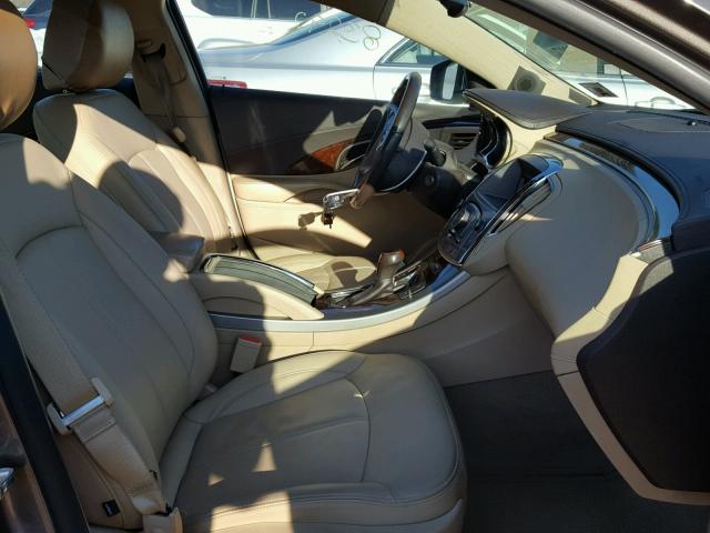 1G4GD5ED4BF202315 - 2011 BUICK LACROSSE C GRAY photo 5