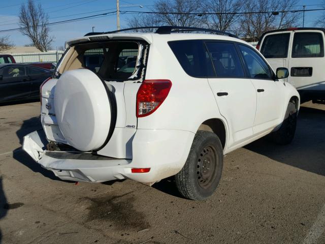 JTMBD33V486064895 - 2008 TOYOTA RAV4 WHITE photo 4