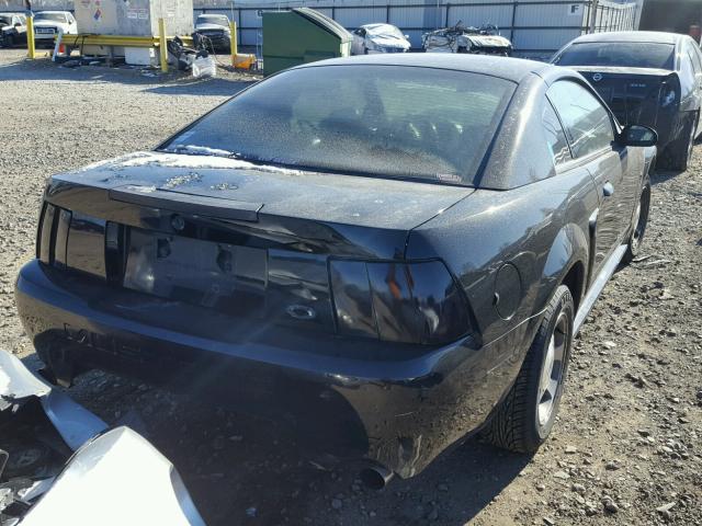 1FAFP40684F239046 - 2004 FORD MUSTANG BLACK photo 4