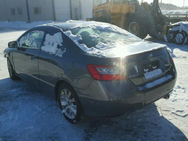 2HGFG12869H532684 - 2009 HONDA CIVIC EX 灰色 照片 3