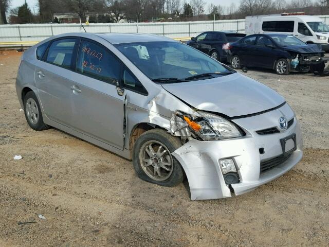 JTDKN3DU1A0126281 - 2010 TOYOTA PRIUS SILVER photo 1