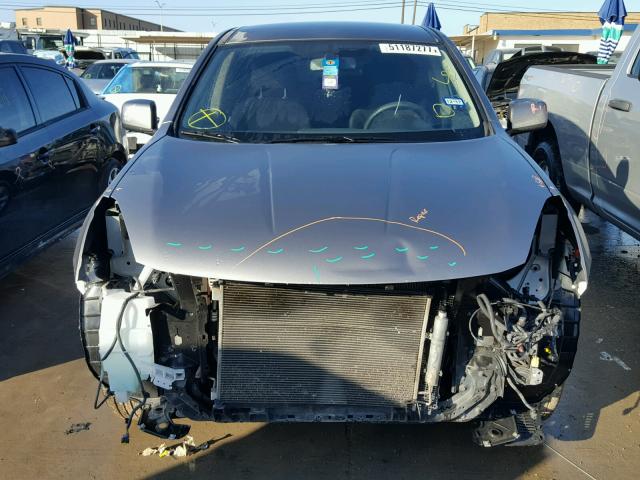 JN8AS5MT1DW551187 - 2013 NISSAN ROGUE S GRAY photo 9