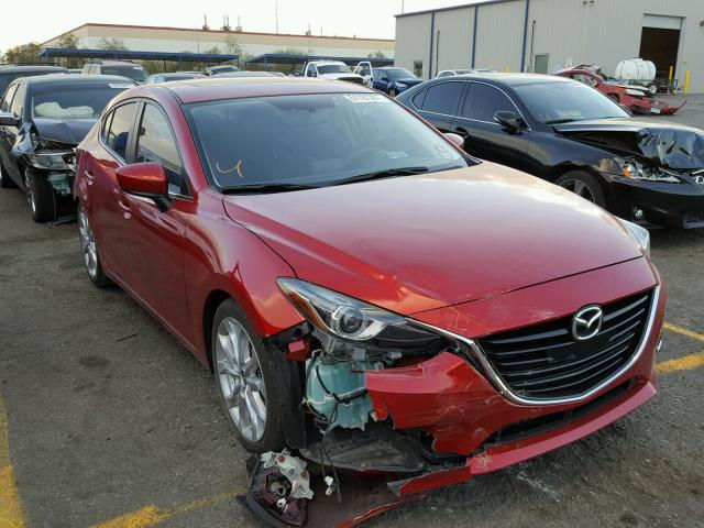 JM1BM1N38G1321553 - 2016 MAZDA 3 GRAND TO RED photo 1