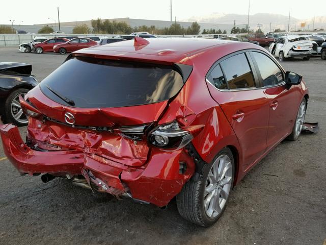 JM1BM1N38G1321553 - 2016 MAZDA 3 GRAND TO RED photo 4