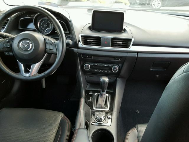 JM1BM1N38G1321553 - 2016 MAZDA 3 GRAND TO RED photo 9