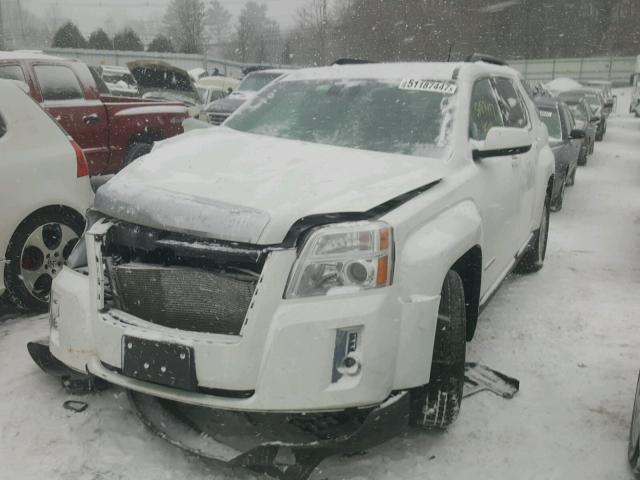 2GKFLXEK4E6231460 - 2014 GMC TERRAIN SL WHITE photo 2