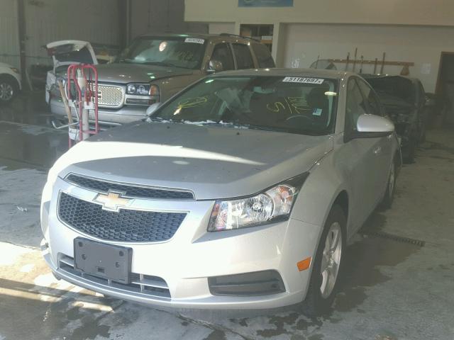 1G1PC5SB5D7257789 - 2013 CHEVROLET CRUZE LT SILVER photo 2