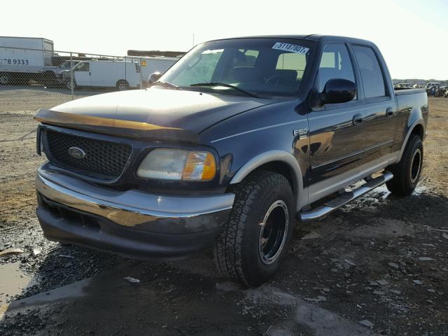 1FTRW07L12KC53244 - 2002 FORD F150 SUPER BLUE photo 2