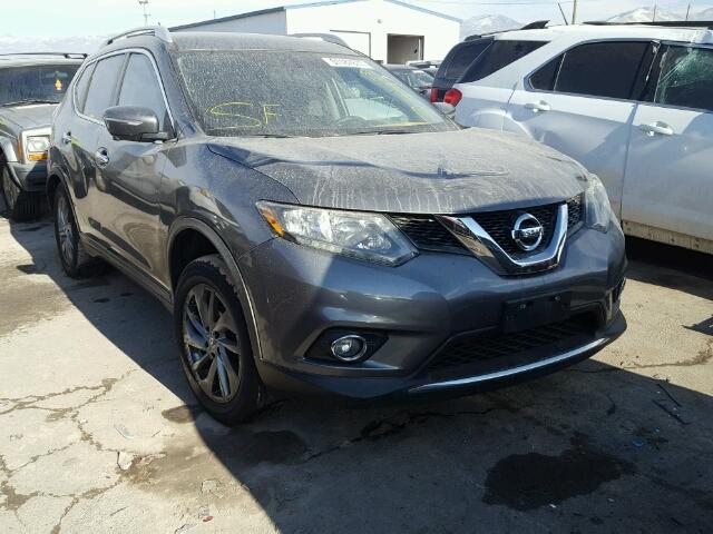 5N1AT2MV1FC836688 - 2015 NISSAN ROGUE S GRAY photo 1