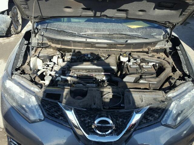 5N1AT2MV1FC836688 - 2015 NISSAN ROGUE S GRAY photo 7