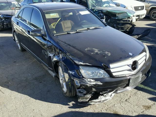 WDDGF5EB7AF375229 - 2010 MERCEDES-BENZ C 300 BLACK photo 1