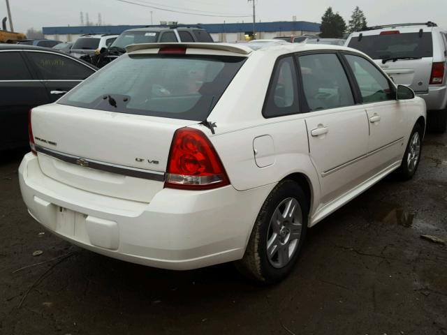 1G1ZT63826F183676 - 2006 CHEVROLET MALIBU MAX WHITE photo 4