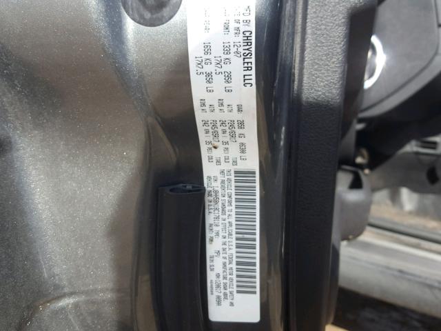 1J8HH58N18C178110 - 2008 JEEP COMMANDER GRAY photo 10