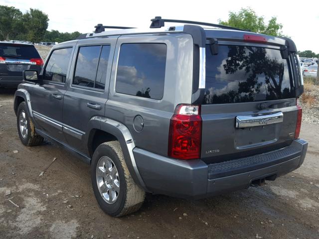 1J8HH58N18C178110 - 2008 JEEP COMMANDER GRAY photo 3