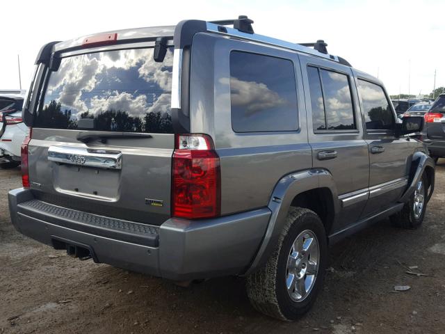 1J8HH58N18C178110 - 2008 JEEP COMMANDER GRAY photo 4