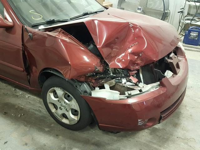 3N1CB51D25L551789 - 2005 NISSAN SENTRA 1.8 MAROON photo 9