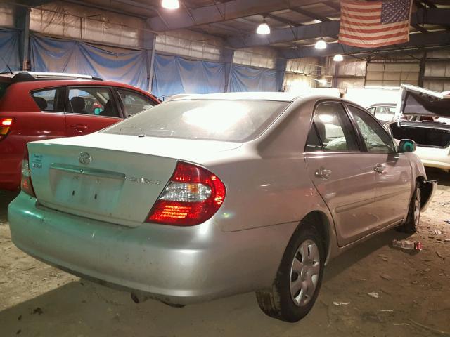 4T1BE32K83U731259 - 2003 TOYOTA CAMRY LE SILVER photo 4