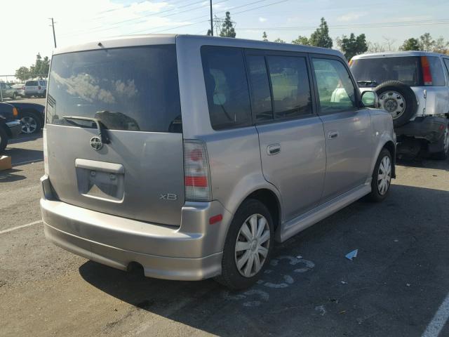 JTLKT334150174543 - 2005 TOYOTA SCION XB GRAY photo 4