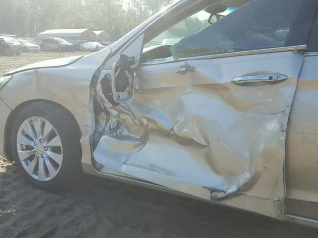 1HGCR3F85DA028668 - 2013 HONDA ACCORD EXL GOLD photo 10