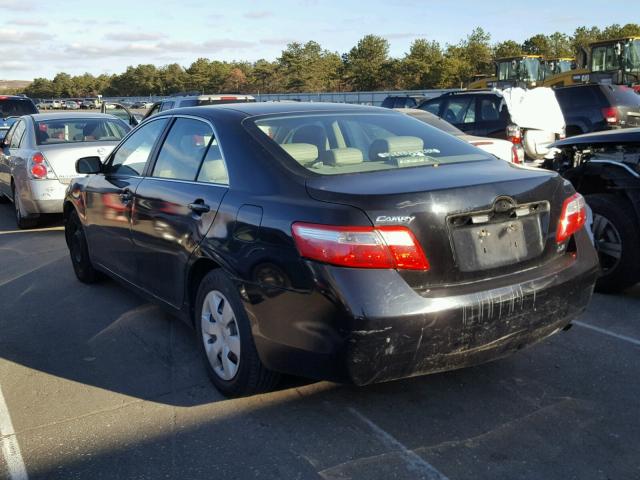 4T1BE46K88U743810 - 2008 TOYOTA CAMRY CE BLACK photo 3