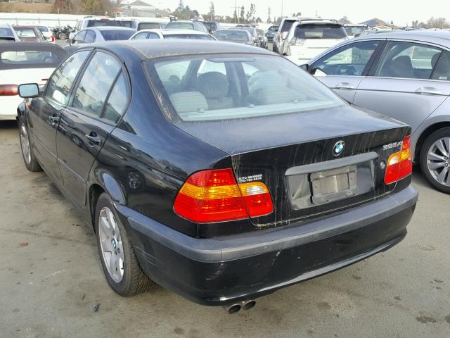 WBAEU33452PH85510 - 2002 BMW 325 XI BLACK photo 3