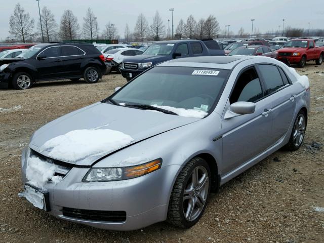 19UUA66275A042159 - 2005 ACURA TL SILVER photo 2