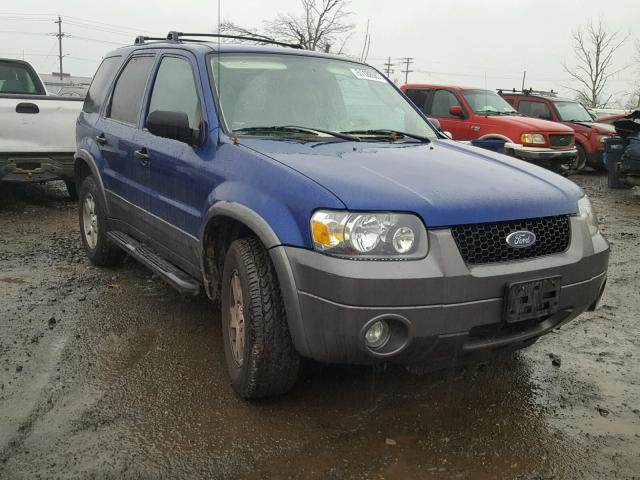 1FMYU03115KA84042 - 2005 FORD ESCAPE XLT BLUE photo 1