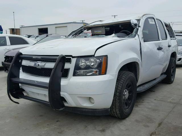 1GNLC2E03DR364754 - 2013 CHEVROLET TAHOE POLI WHITE photo 2