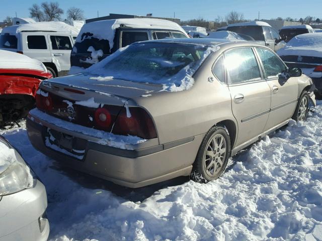 2G1WF52E629278112 - 2002 CHEVROLET IMPALA 棕色 照片 4