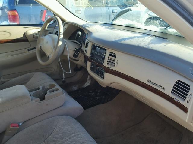 2G1WF52E629278112 - 2002 CHEVROLET IMPALA TAN photo 5